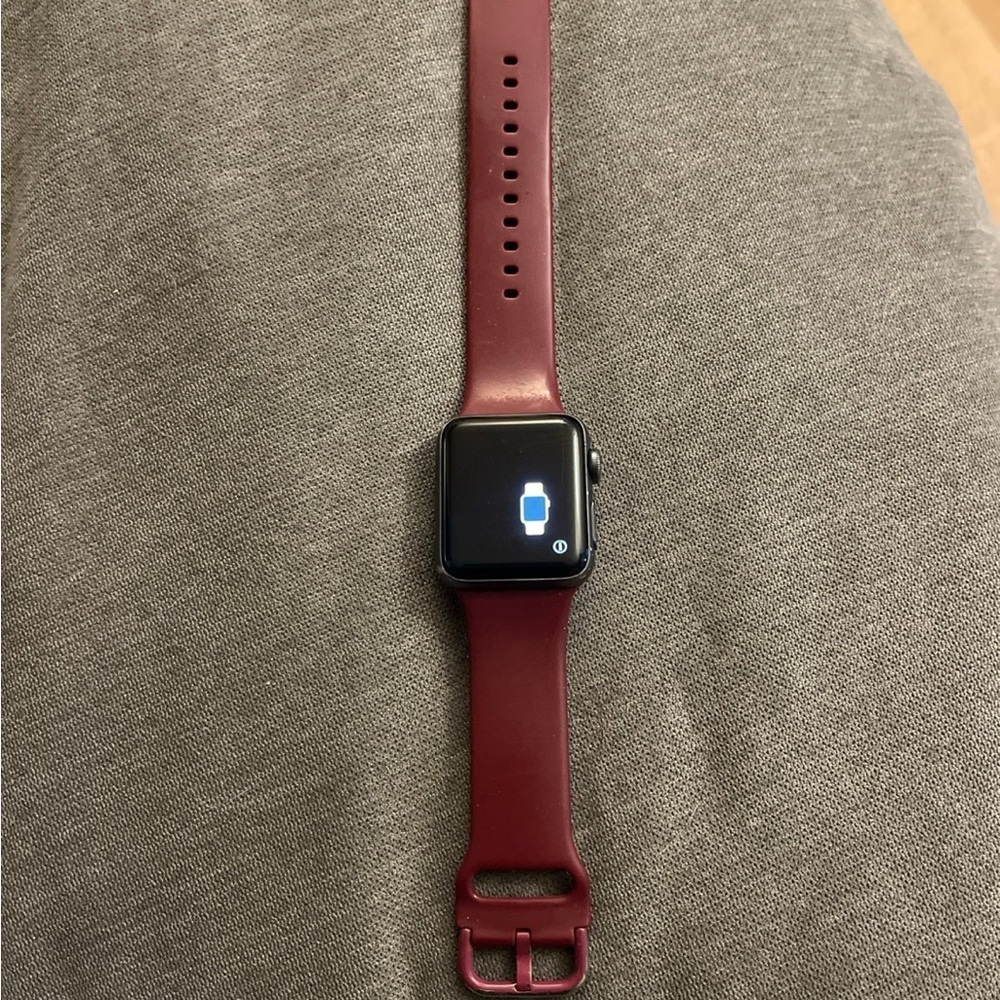 Apple Watch Series 2 38mm Nike with Burgundy Strap